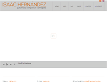Tablet Screenshot of isaachernandezmusic.com